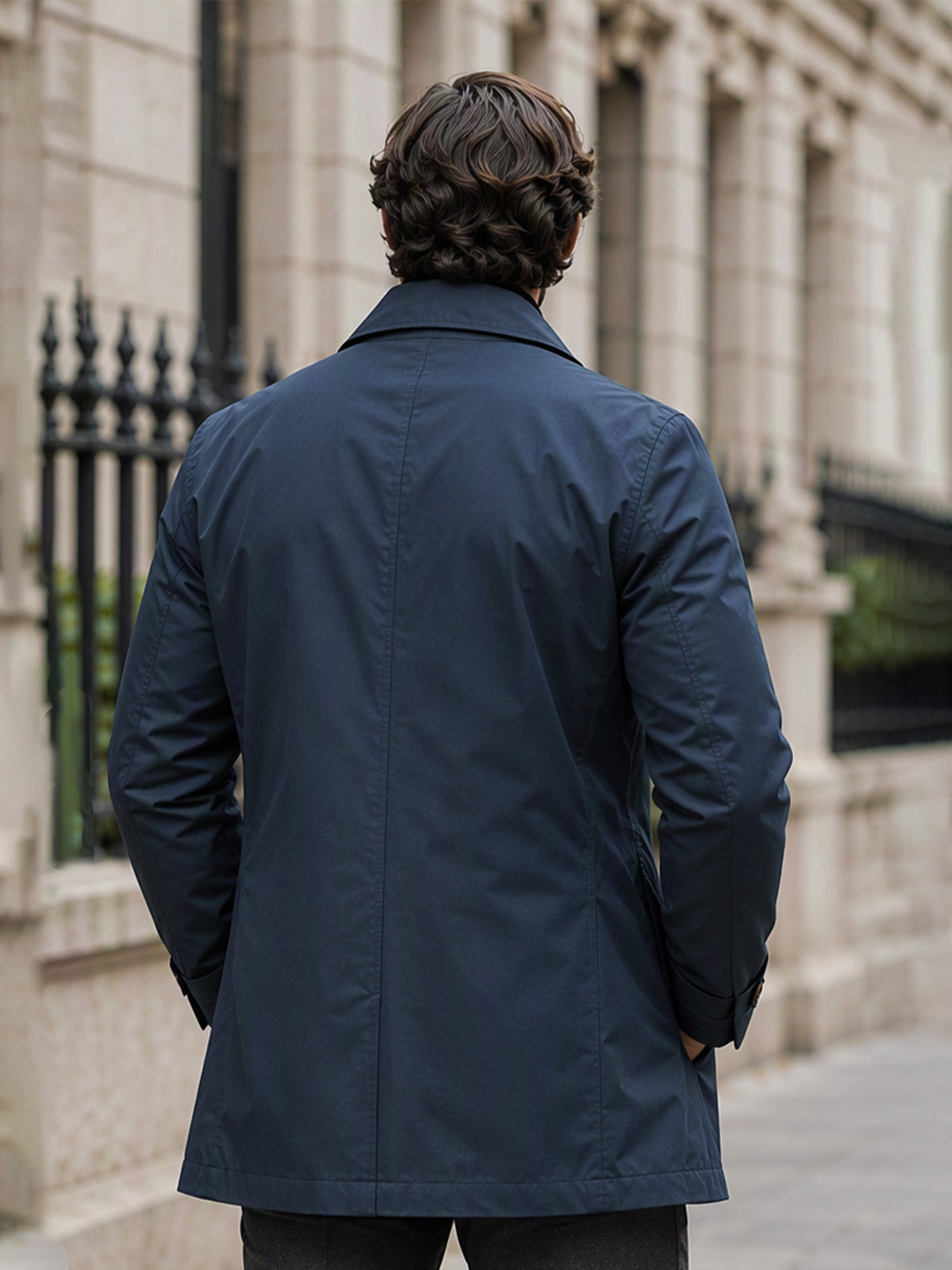 Men's Waterproof Mid-Length Trench Coat【FREE SHIPPING】