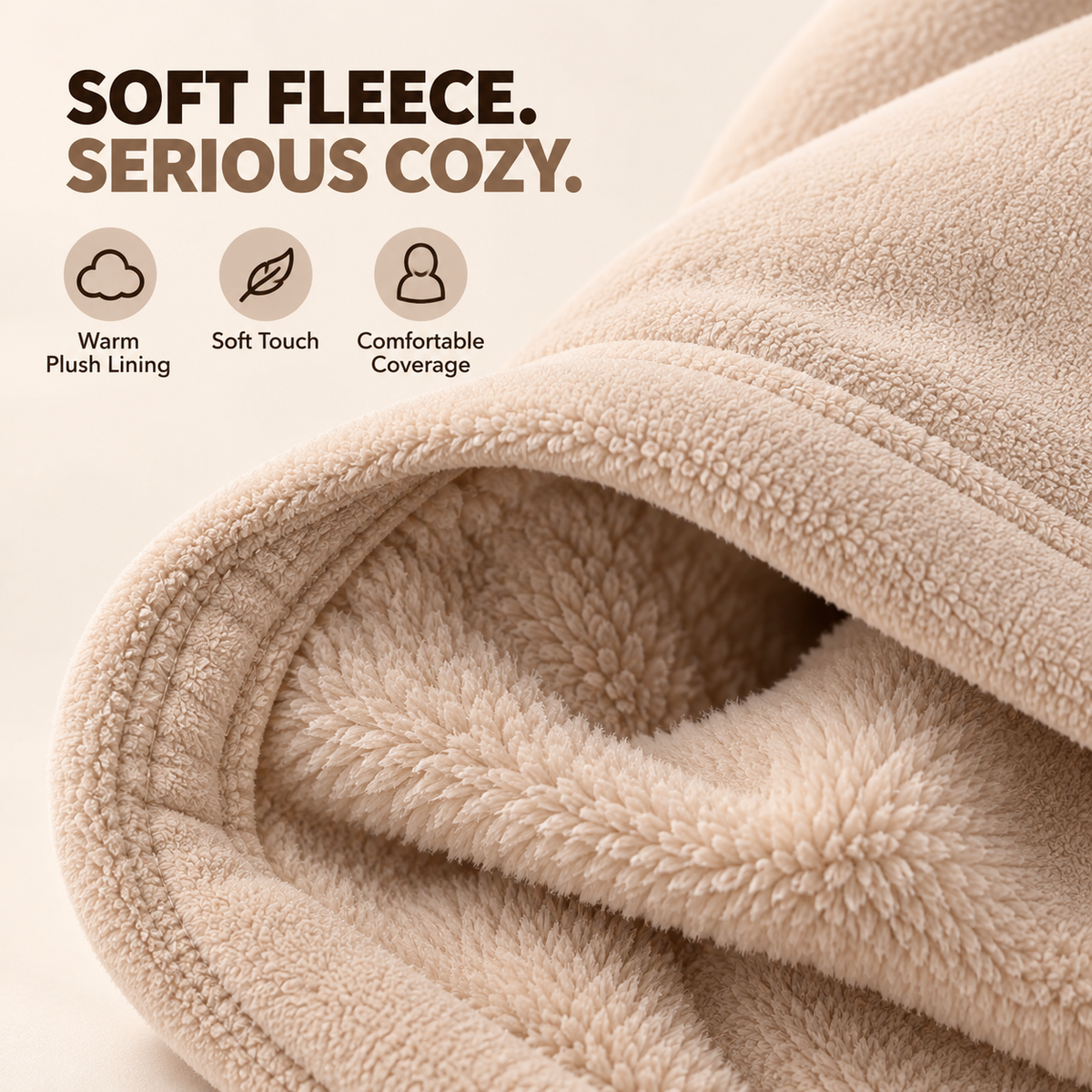 3-in-1 Thermal Fleece Hood – Hat, Face & Neck Warmer