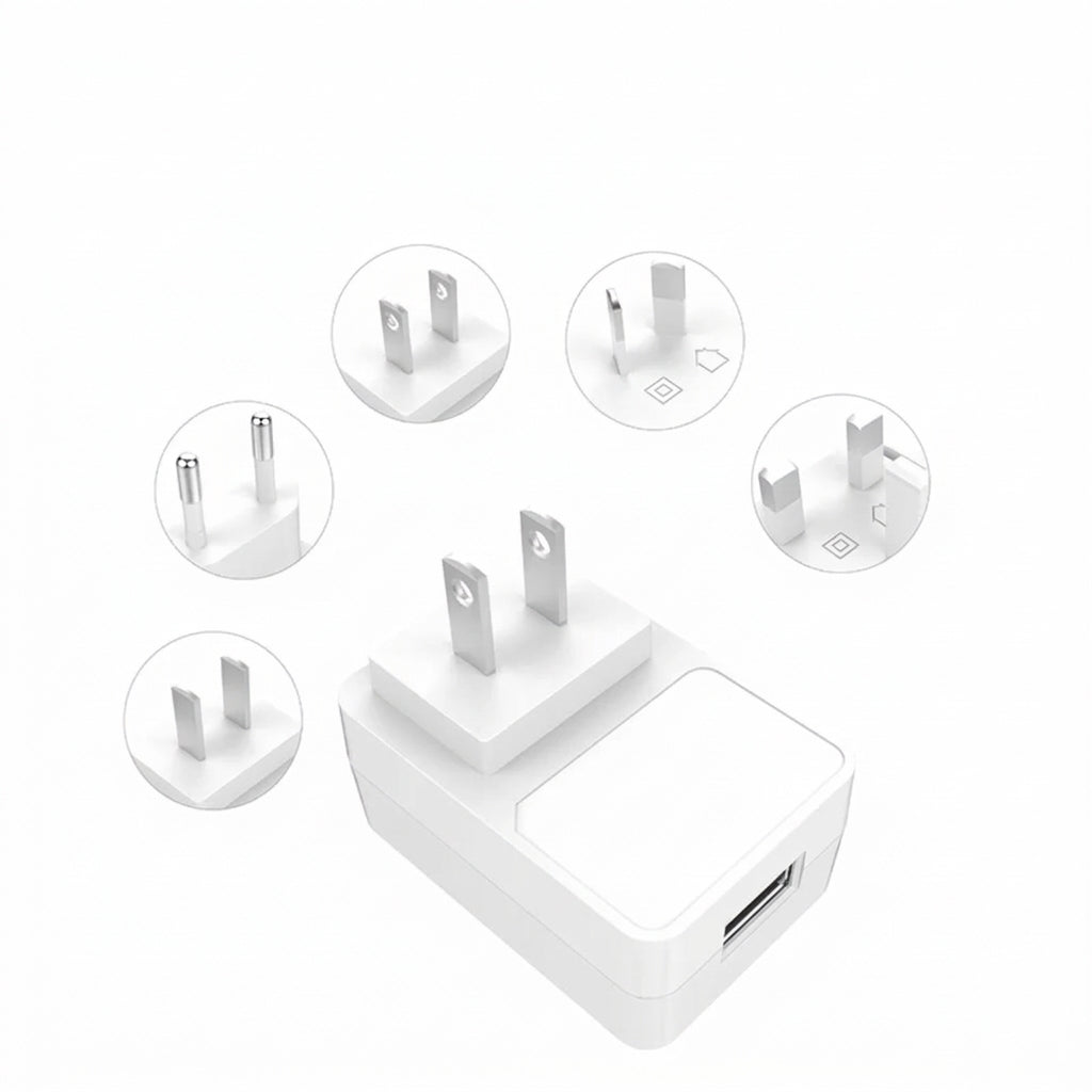 USB Wall Adapter — 12W, North American Plug