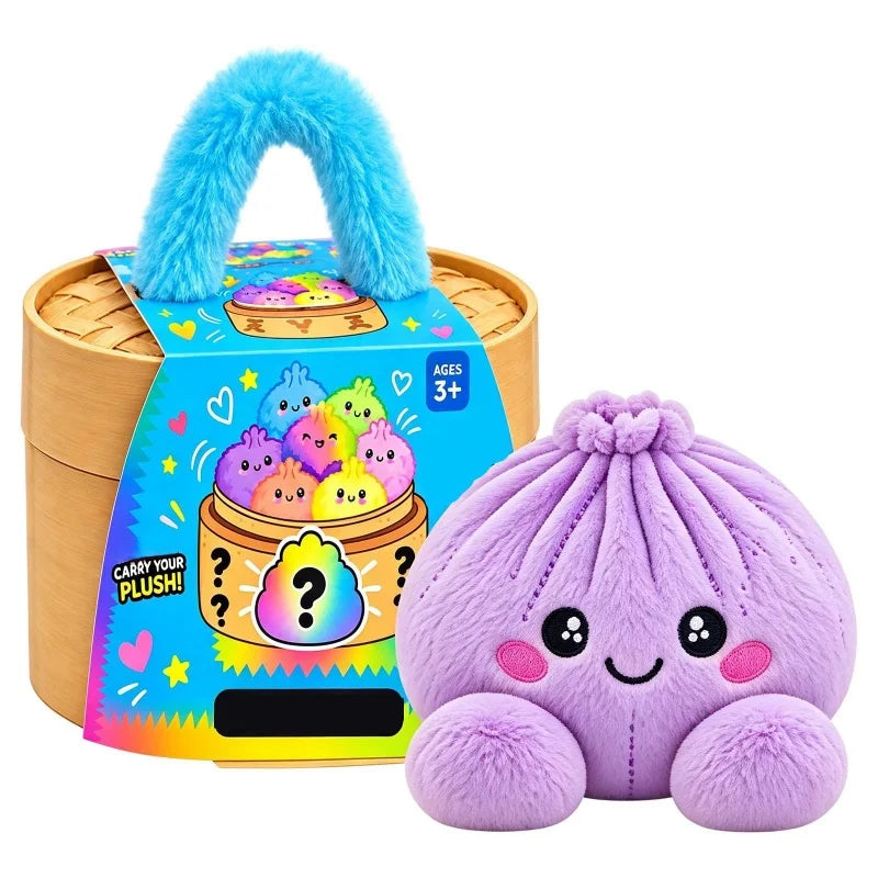 Dumpling Plush in a Steamer Basket