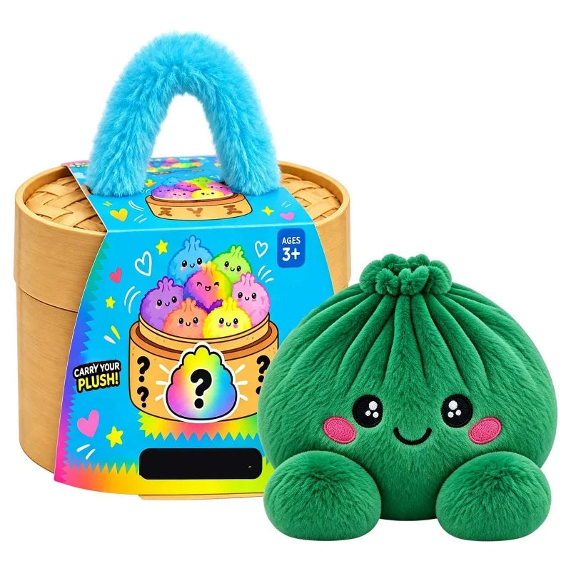 Dumpling Plush in a Steamer Basket