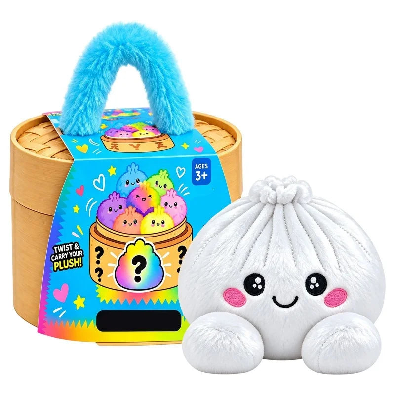 Dumpling Plush in a Steamer Basket