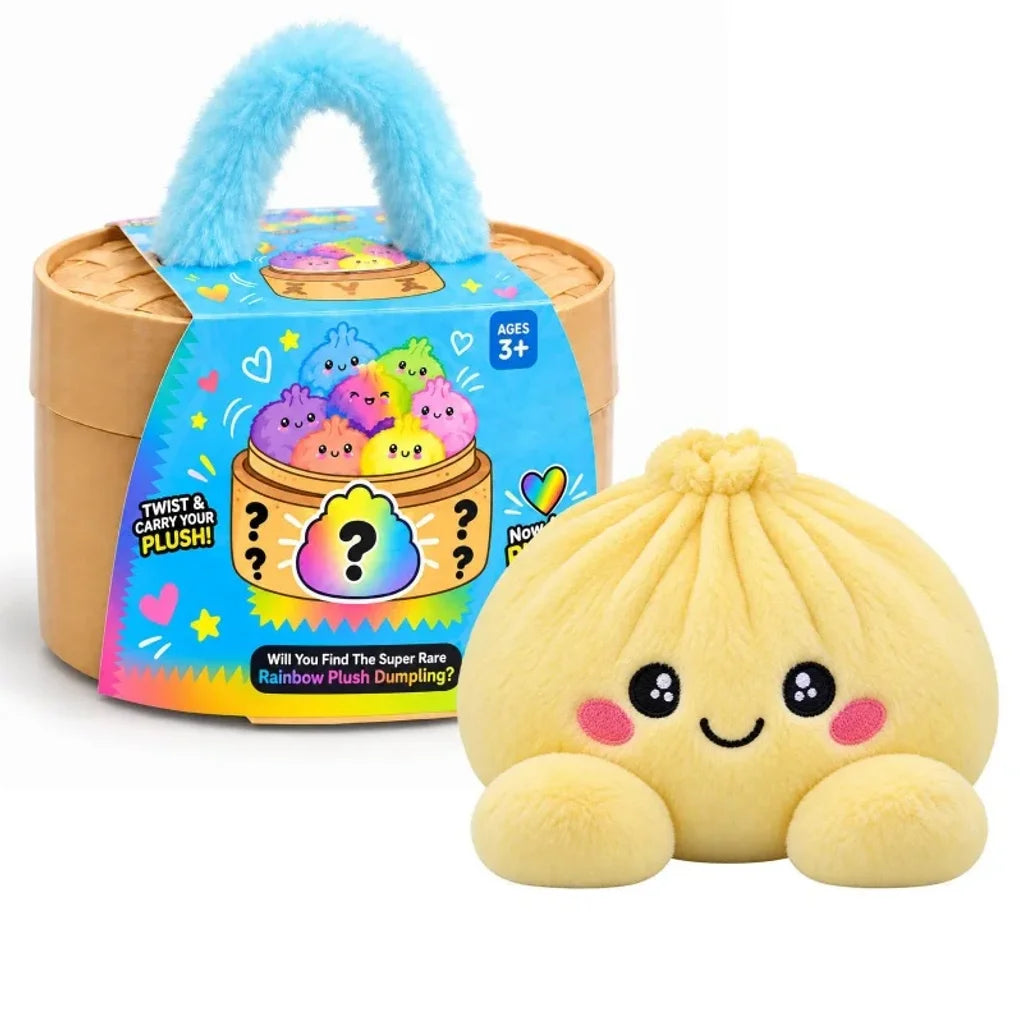 Dumpling Plush in a Steamer Basket