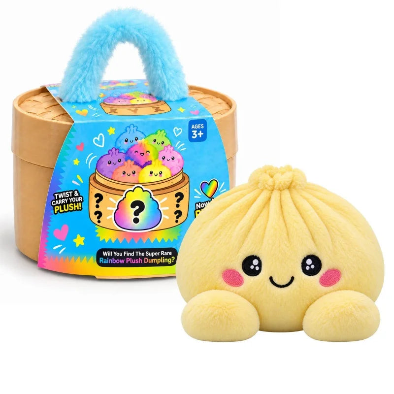 Dumpling Plush in a Steamer Basket