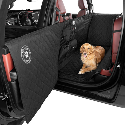 Dog Back Seat Extender with Door Protection