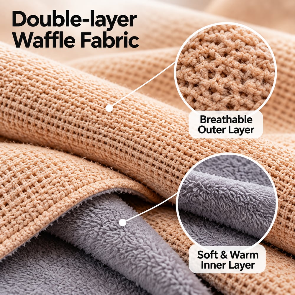 Heated Wrap Shawl – USB Powered, 3 Heat Settings, Machine Washable