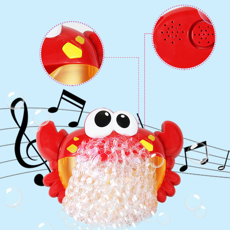 Crab Bubble Machine Bath Toy with Music